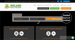 Desktop Screenshot of irelandwalkhikebike.com